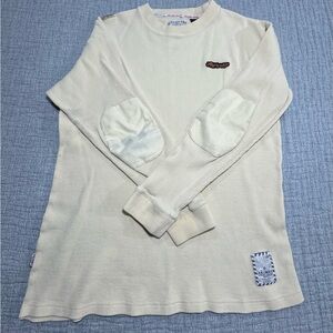 Vintage Y2K Akademiks Luxury Leisure Travel Rib Knit Sweater XL Flaws‎